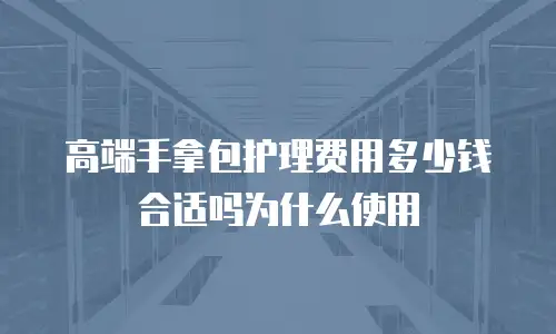高端手拿包护理费用多少钱合适吗为什么使用
