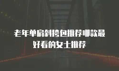 老年单肩斜挎包推荐哪款最好看的女士推荐