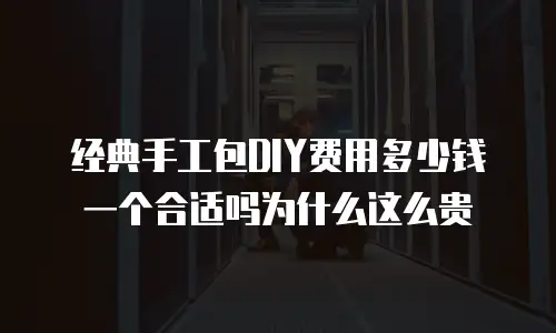 经典手工包DIY费用多少钱一个合适吗为什么这么贵