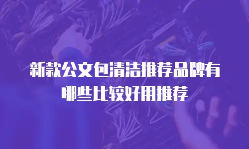 新款公文包清洁推荐品牌有哪些比较好用推荐