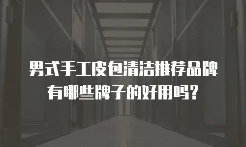 男式手工皮包清洁推荐品牌有哪些牌子的好用吗？