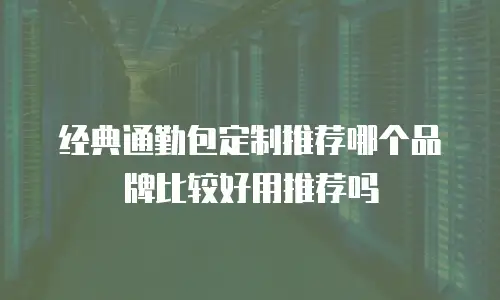 经典通勤包定制推荐哪个品牌比较好用推荐吗