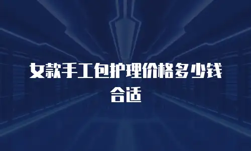 女款手工包护理价格多少钱合适