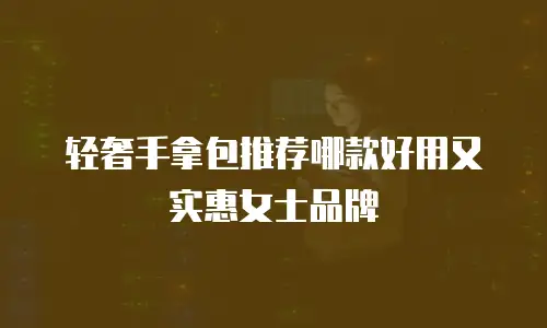 轻奢手拿包推荐哪款好用又实惠女士品牌