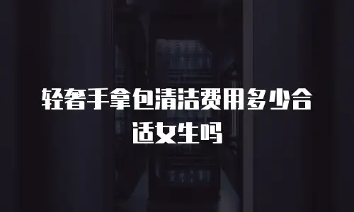 轻奢手拿包清洁费用多少合适女生吗
