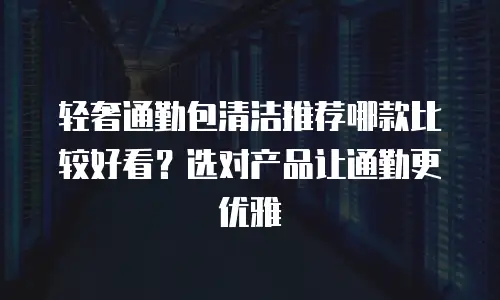 轻奢通勤包清洁推荐哪款比较好看？选对产品让通勤更优雅