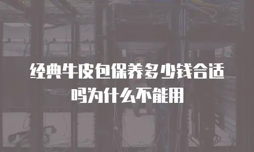 经典牛皮包保养多少钱合适吗为什么不能用