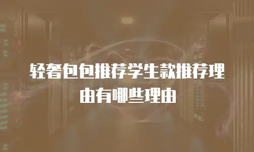 轻奢包包推荐学生款推荐理由有哪些理由
