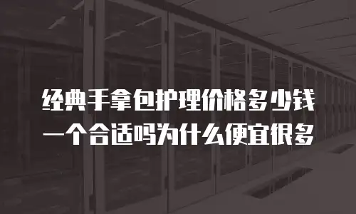 经典手拿包护理价格多少钱一个合适吗为什么便宜很多