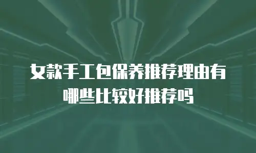 女款手工包保养推荐理由有哪些比较好推荐吗