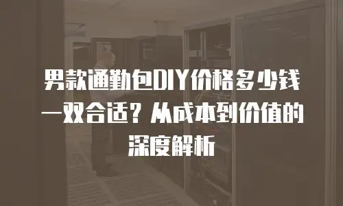 男款通勤包DIY价格多少钱一双合适？从成本到价值的深度解析
