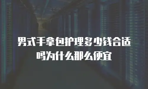 男式手拿包护理多少钱合适吗为什么那么便宜