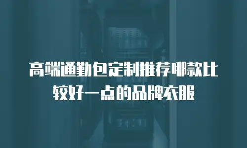高端通勤包定制推荐哪款比较好一点的品牌衣服