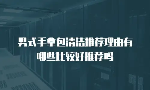 男式手拿包清洁推荐理由有哪些比较好推荐吗