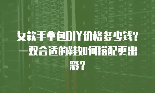女款手拿包DIY价格多少钱？一双合适的鞋如何搭配更出彩？