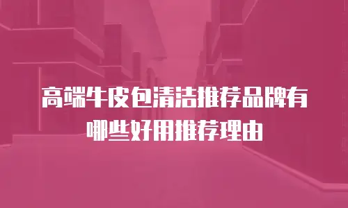 高端牛皮包清洁推荐品牌有哪些好用推荐理由