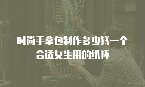 时尚手拿包制作多少钱一个合适女生用的纸杯