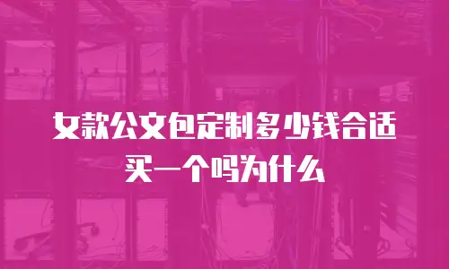 女款公文包定制多少钱合适买一个吗为什么