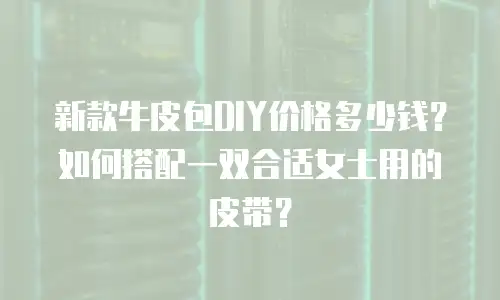新款牛皮包DIY价格多少钱？如何搭配一双合适女士用的皮带？