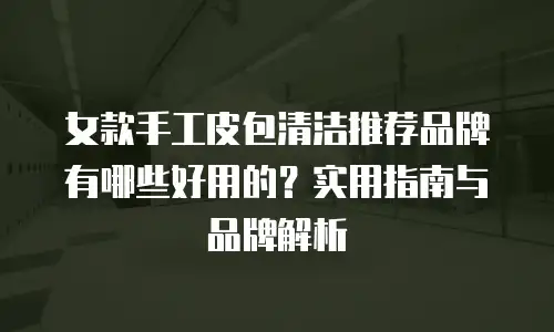 女款手工皮包清洁推荐品牌有哪些好用的？实用指南与品牌解析