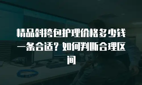 精品斜挎包护理价格多少钱一条合适？如何判断合理区间