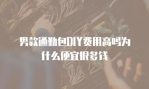 男款通勤包DIY费用高吗为什么便宜很多钱