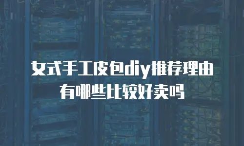 女式手工皮包diy推荐理由有哪些比较好卖吗
