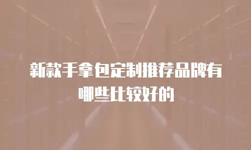 新款手拿包定制推荐品牌有哪些比较好的