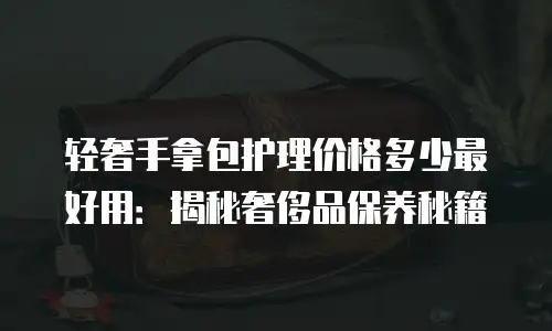 轻奢手拿包护理价格多少最好用：揭秘奢侈品保养秘籍