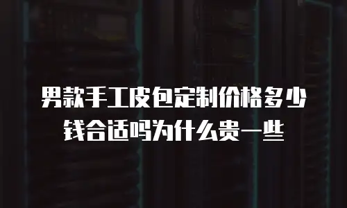 男款手工皮包定制价格多少钱合适吗为什么贵一些