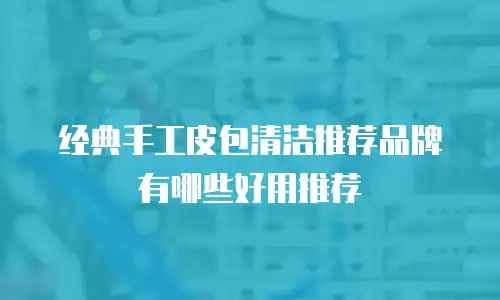 经典手工皮包清洁推荐品牌有哪些好用推荐