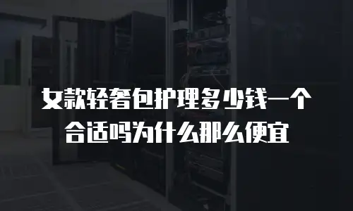 女款轻奢包护理多少钱一个合适吗为什么那么便宜