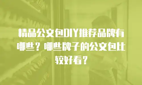 精品公文包DIY推荐品牌有哪些？哪些牌子的公文包比较好看？
