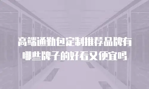 高端通勤包定制推荐品牌有哪些牌子的好看又便宜吗