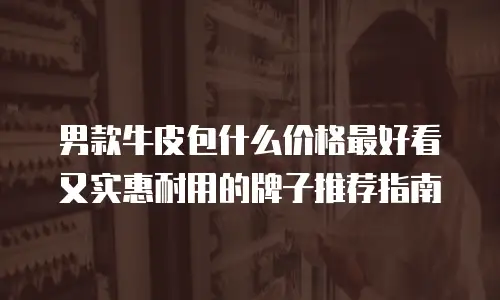 男款牛皮包什么价格最好看又实惠耐用的牌子推荐指南
