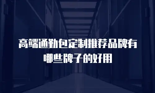 高端通勤包定制推荐品牌有哪些牌子的好用