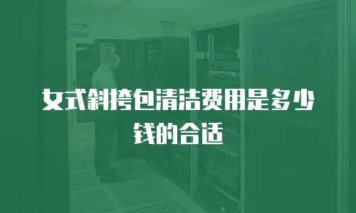 女式斜挎包清洁费用是多少钱的合适