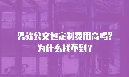 男款公文包定制费用高吗？为什么找不到？