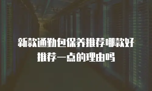新款通勤包保养推荐哪款好推荐一点的理由吗