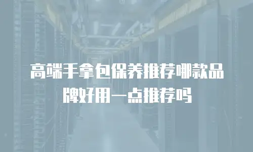 高端手拿包保养推荐哪款品牌好用一点推荐吗