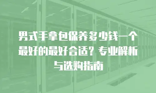 男式手拿包保养多少钱一个最好的最好合适？专业解析与选购指南