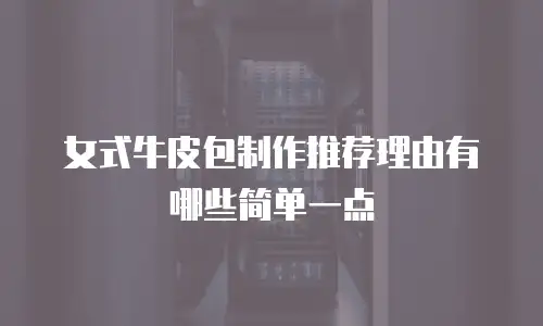 女式牛皮包制作推荐理由有哪些简单一点