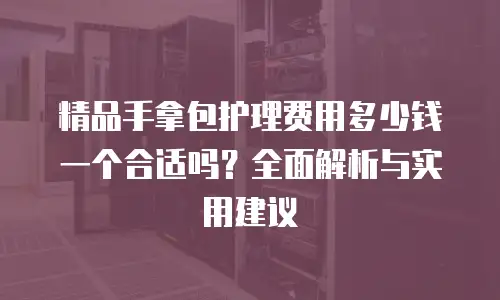 精品手拿包护理费用多少钱一个合适吗？全面解析与实用建议