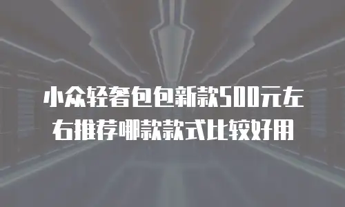 小众轻奢包包新款500元左右推荐哪款款式比较好用