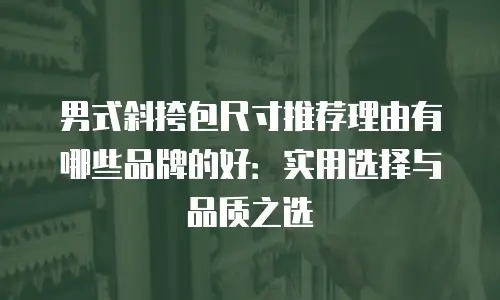 男式斜挎包尺寸推荐理由有哪些品牌的好：实用选择与品质之选