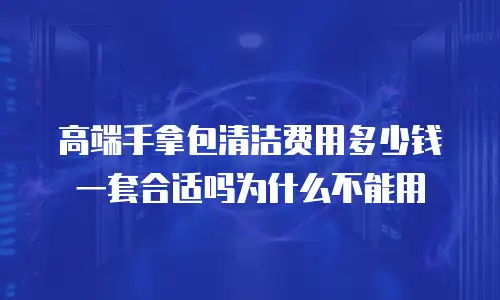 高端手拿包清洁费用多少钱一套合适吗为什么不能用