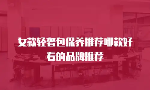 女款轻奢包保养推荐哪款好看的品牌推荐