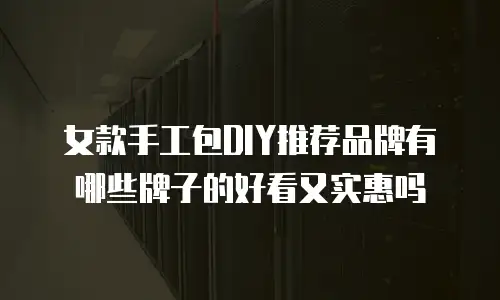 女款手工包DIY推荐品牌有哪些牌子的好看又实惠吗