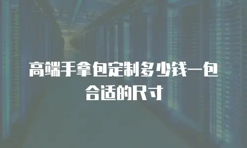 高端手拿包定制多少钱一包合适的尺寸