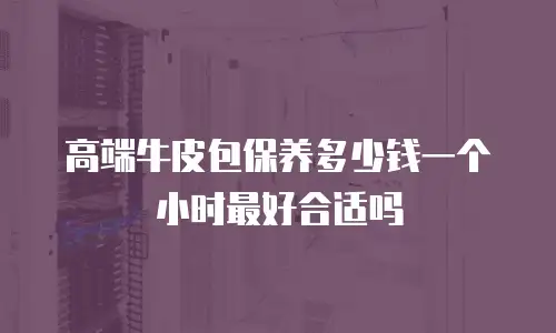 高端牛皮包保养多少钱一个小时最好合适吗